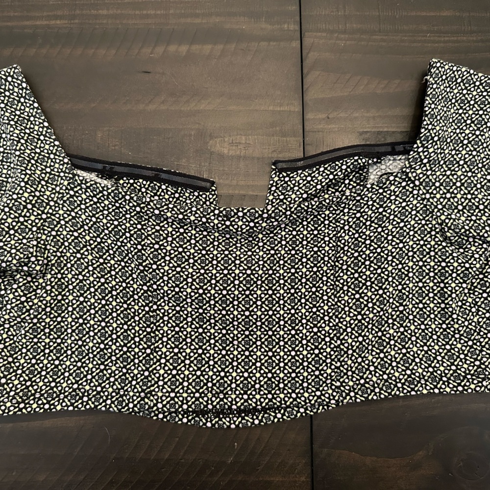 Free People Black and White Floral Knit - Picture 3 of 3